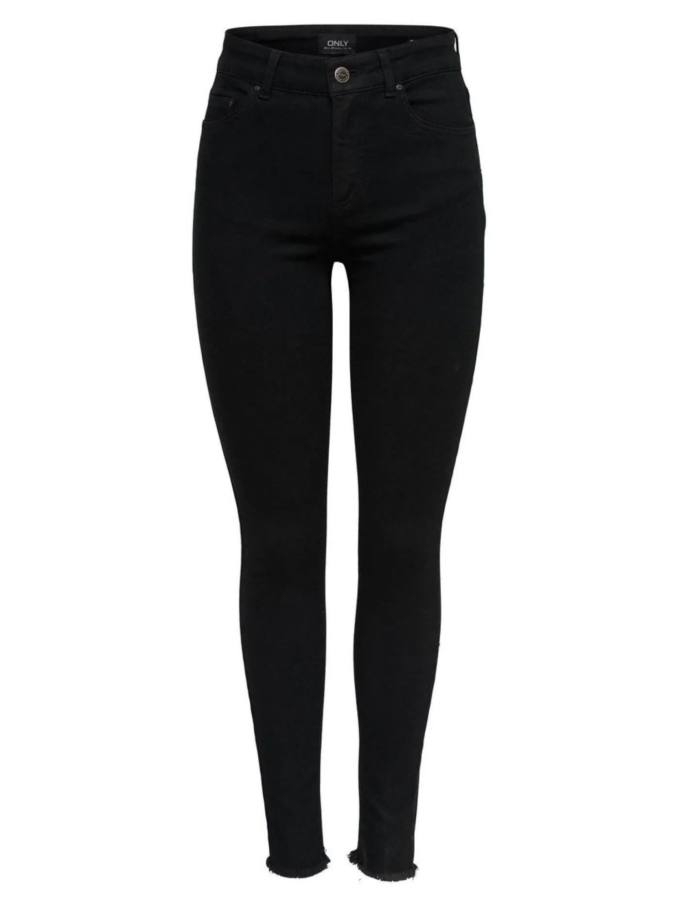 ONLBLUSH LIFE MID SK AK RAW REA2343 - Black Denim