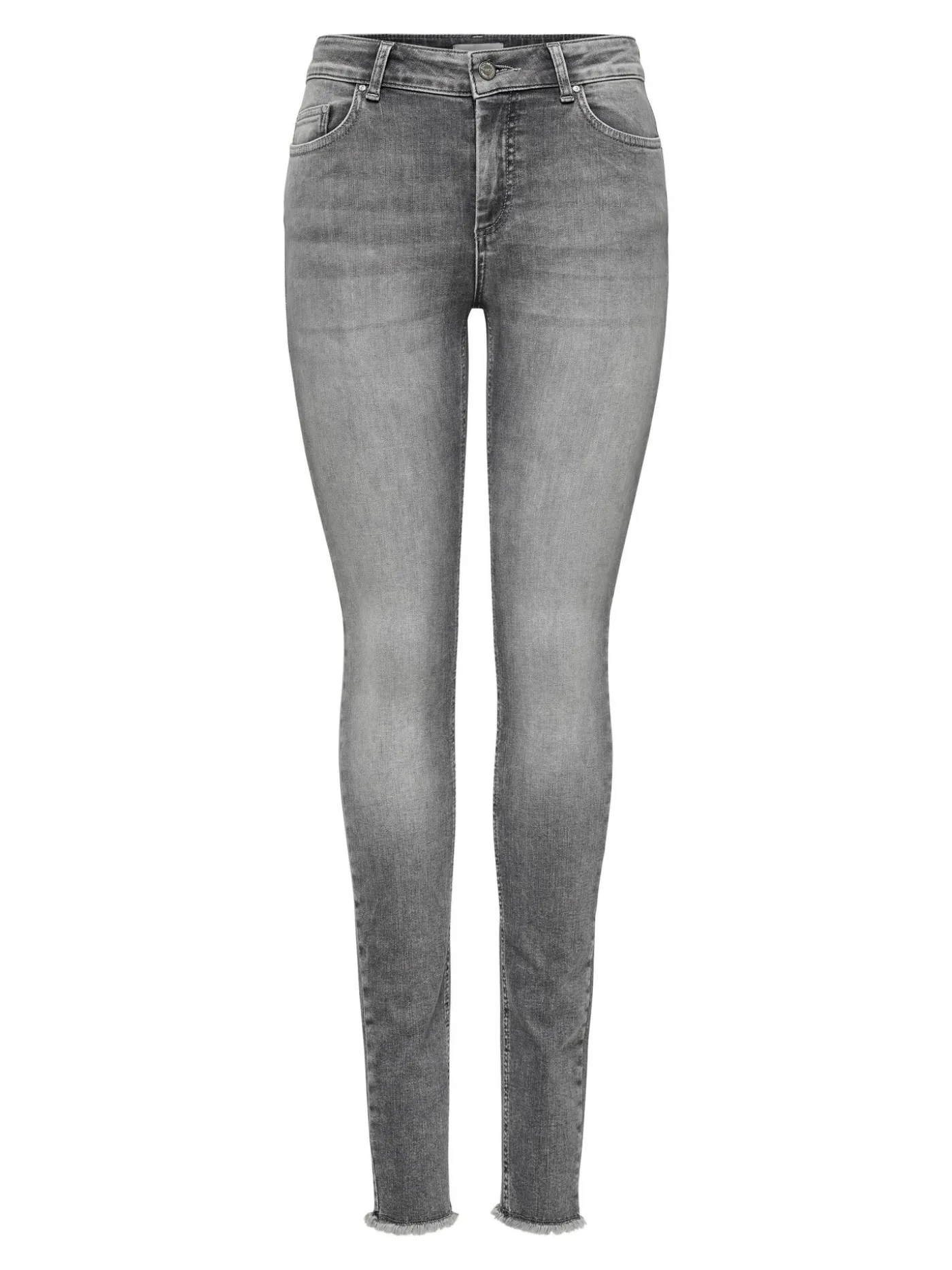 ONLBLUSH LIFE MID SK ANKRAW REA0918 - Grey Denim