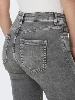 ONLBLUSH LIFE MID SK ANKRAW REA0918 - Grey Denim