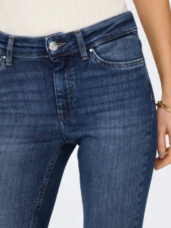 ONLBLUSH MID SK ANK RAW DNM REA194 - Medium Blue