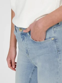 ONLBLUSH MID SK ANK RAW DNM REA306 - Light Blue De