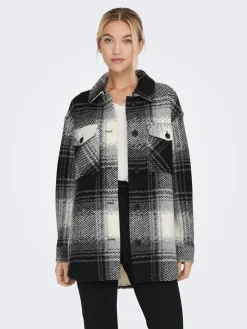 ONLBRITT SHACKET CC OTW - Black/Cloud Dancer