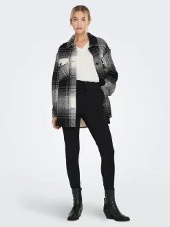 ONLBRITT SHACKET CC OTW - Black/Cloud Dancer