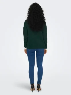 ONLCAMILLA V-NECK L/S PULLOVER KNT