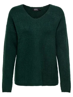 ONLCAMILLA V-NECK L/S PULLOVER KNT