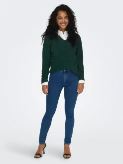 ONLCAMILLA V-NECK L/S PULLOVER KNT