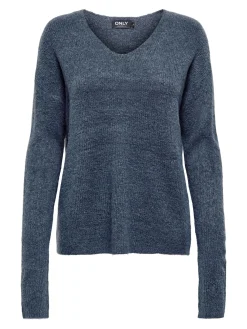 ONLCAMILLA V-NECK L/S PULLOVER KNT