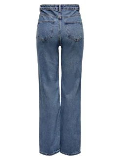 ONLCAMILLE LIFE EX HW WIDE DNM NOOS - Medium Blue