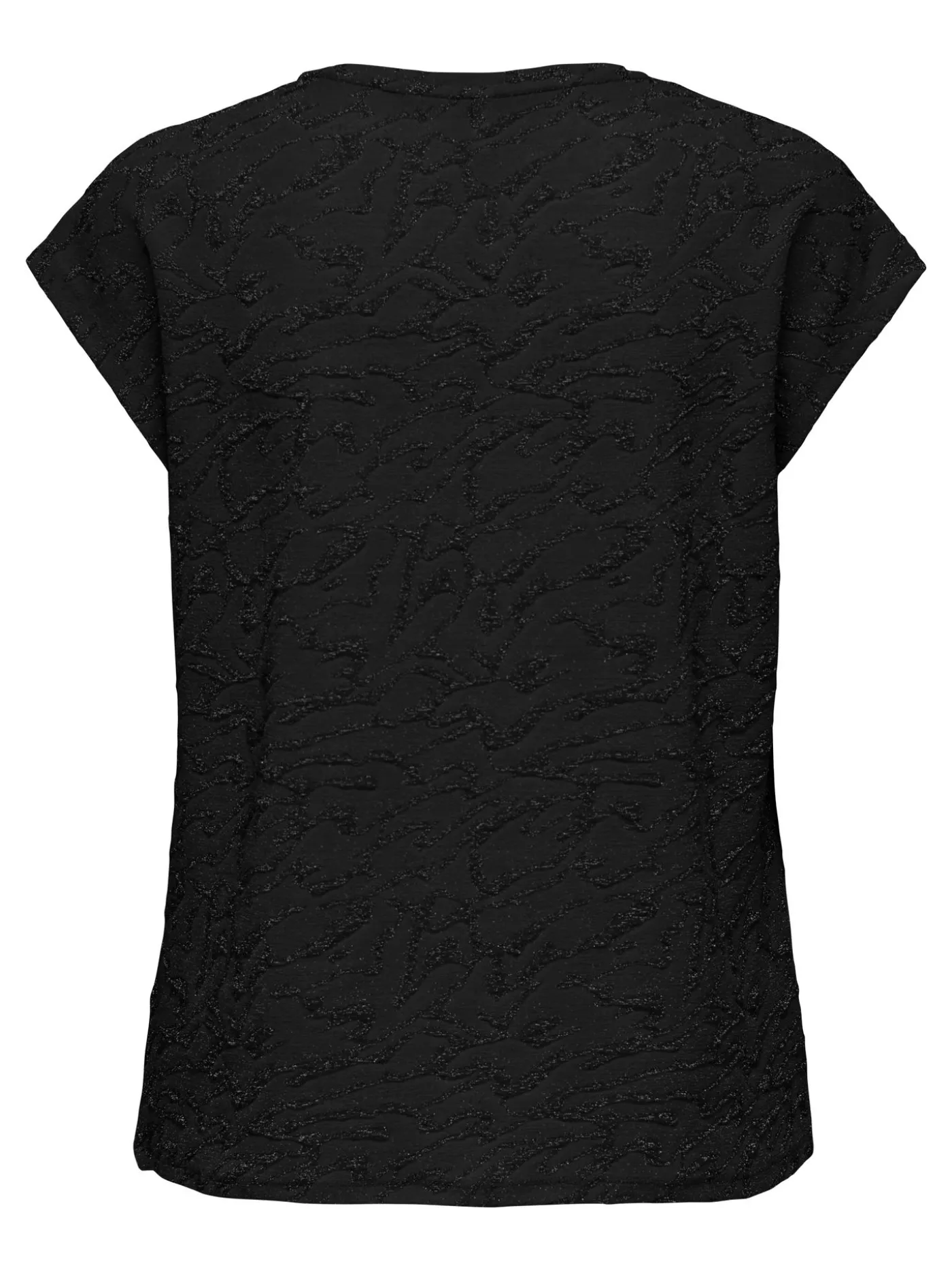 ONLCAROL S/S V-NECK GLITTER TOP BOX