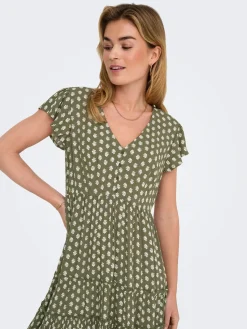 ONLCLAUDETTE LIFE SS MINI DRESS WVN