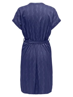 ONLDIA S/S V-NECK DRESS CS JRS