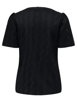 ONLDIA S/S V-NECK PLEAT TOP CS JRS