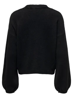 ONLDONNA LS BOW V-NECK KNT