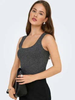 ONLEA GLITTER S/L 2-WAYS TOP JRS NO