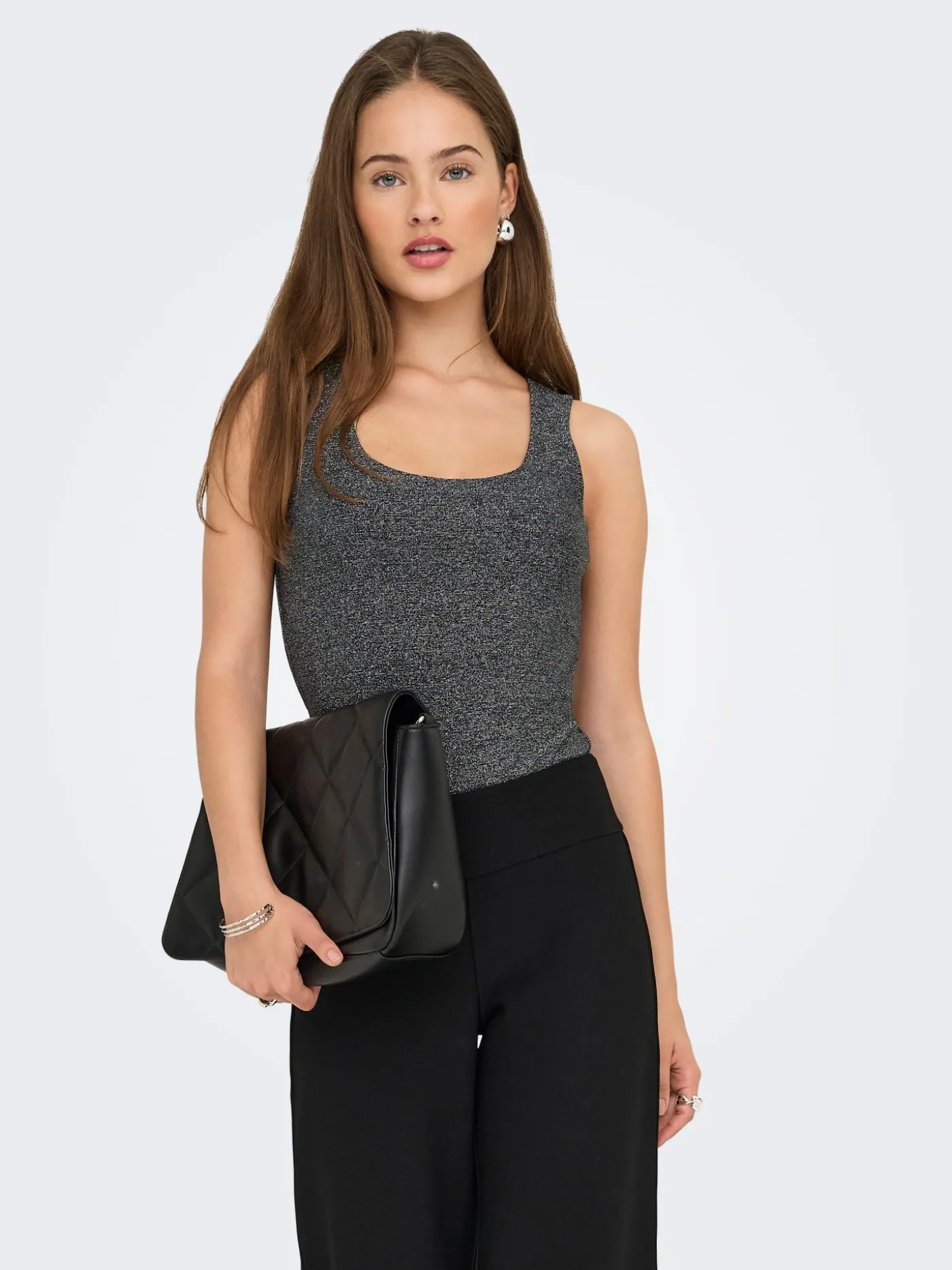 ONLEA GLITTER S/L 2-WAYS TOP JRS NO