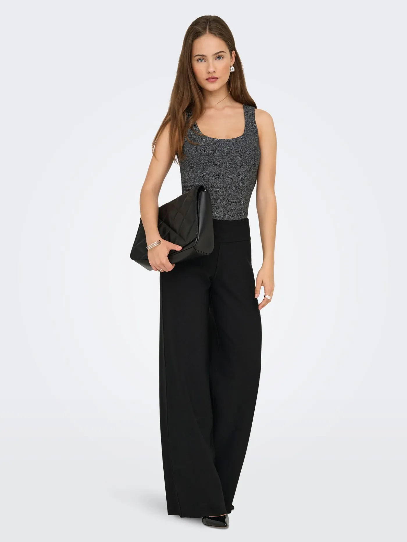 ONLEA GLITTER S/L 2-WAYS TOP JRS NO