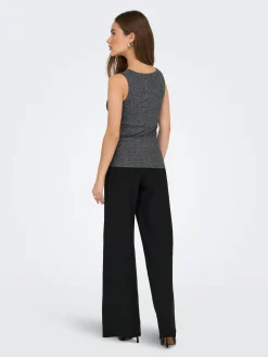 ONLEA GLITTER S/L 2-WAYS TOP JRS NO