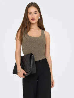 ONLEA GLITTER S/L 2-WAYS TOP JRS NO