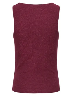 ONLEA GLITTER S/L 2-WAYS TOP JRS NO