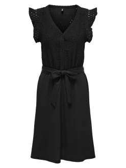 ONLELISA S/L V-NECK DRESS CS JRS