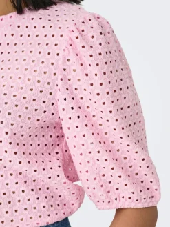 ONLELISA S/S O-NECK TOP BOX JRS