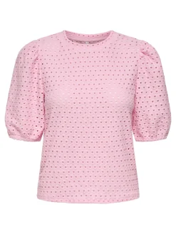 ONLELISA S/S O-NECK TOP BOX JRS