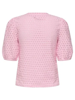 ONLELISA S/S O-NECK TOP BOX JRS