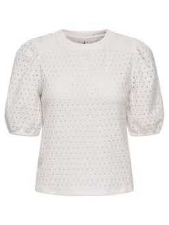 ONLELISA S/S O-NECK TOP BOX JRS