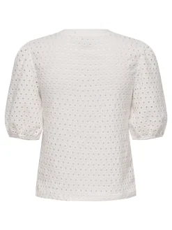 ONLELISA S/S O-NECK TOP BOX JRS