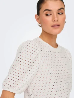 ONLELISA S/S O-NECK TOP BOX JRS