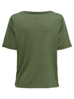 ONLELISE S/S V-NECK TOP JRS