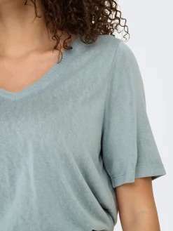 ONLELISE S/S V-NECK TOP JRS
