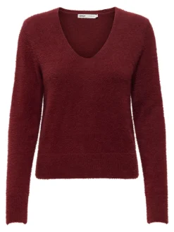 ONLELLA PIUMO LS V-NECK NCA KNT