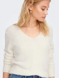 ONLELLA PIUMO LS V-NECK NCA KNT