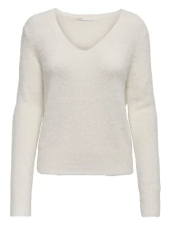 ONLELLA PIUMO LS V-NECK NCA KNT