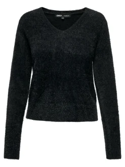 ONLELLA PIUMO LS V-NECK NCA KNT