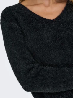 ONLELLA PIUMO LS V-NECK NCA KNT