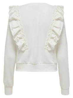 ONLEMILIA LIFE L/S MIX SWT - Cloud Dancer