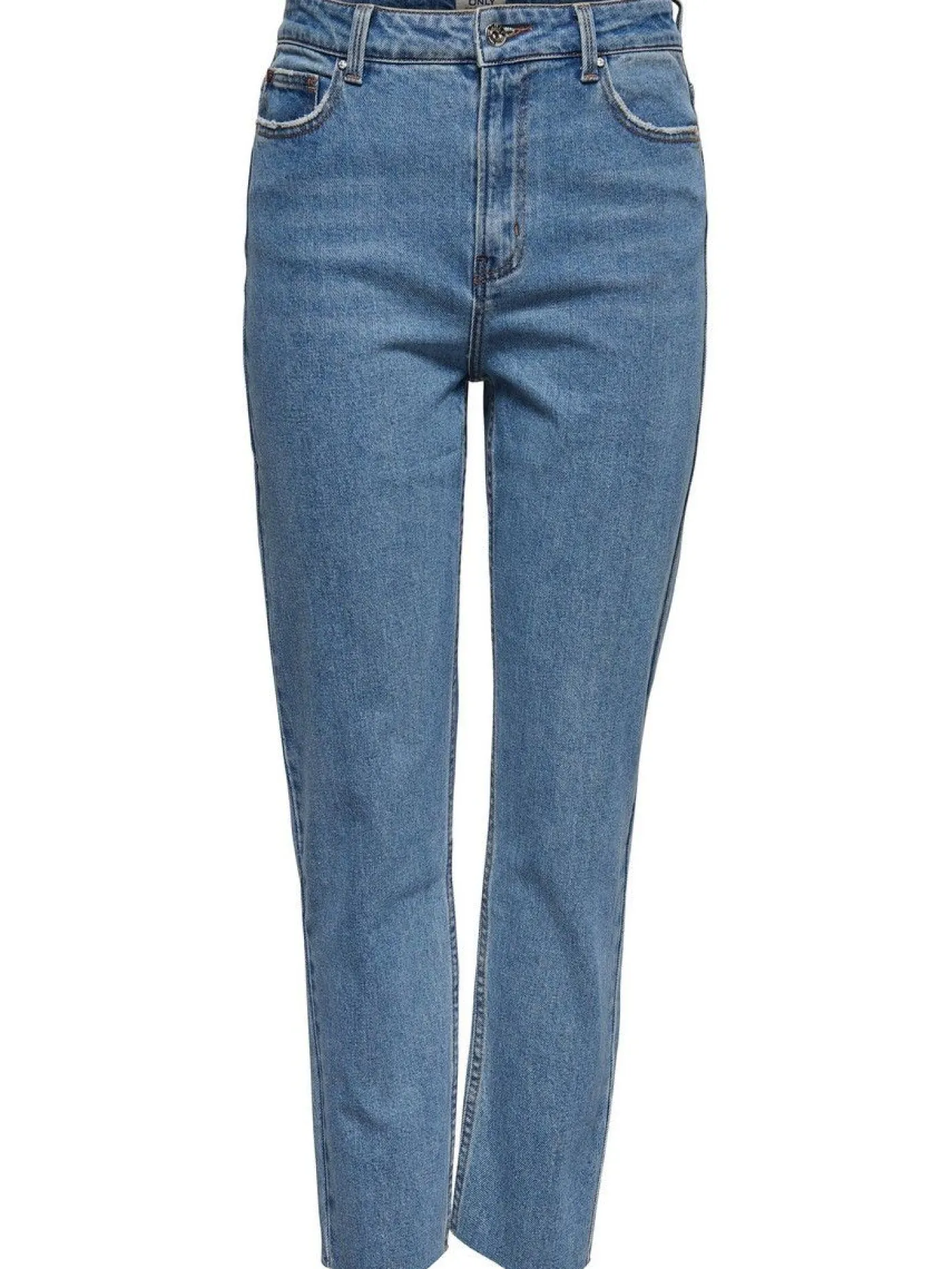 ONLEMILY HW ST RAW CR AN MAE06 NOOS - Light Blue D