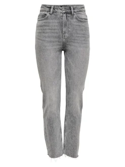 ONLEMILY LIFE HW ST RW CP AK NAS027 - Grey Denim