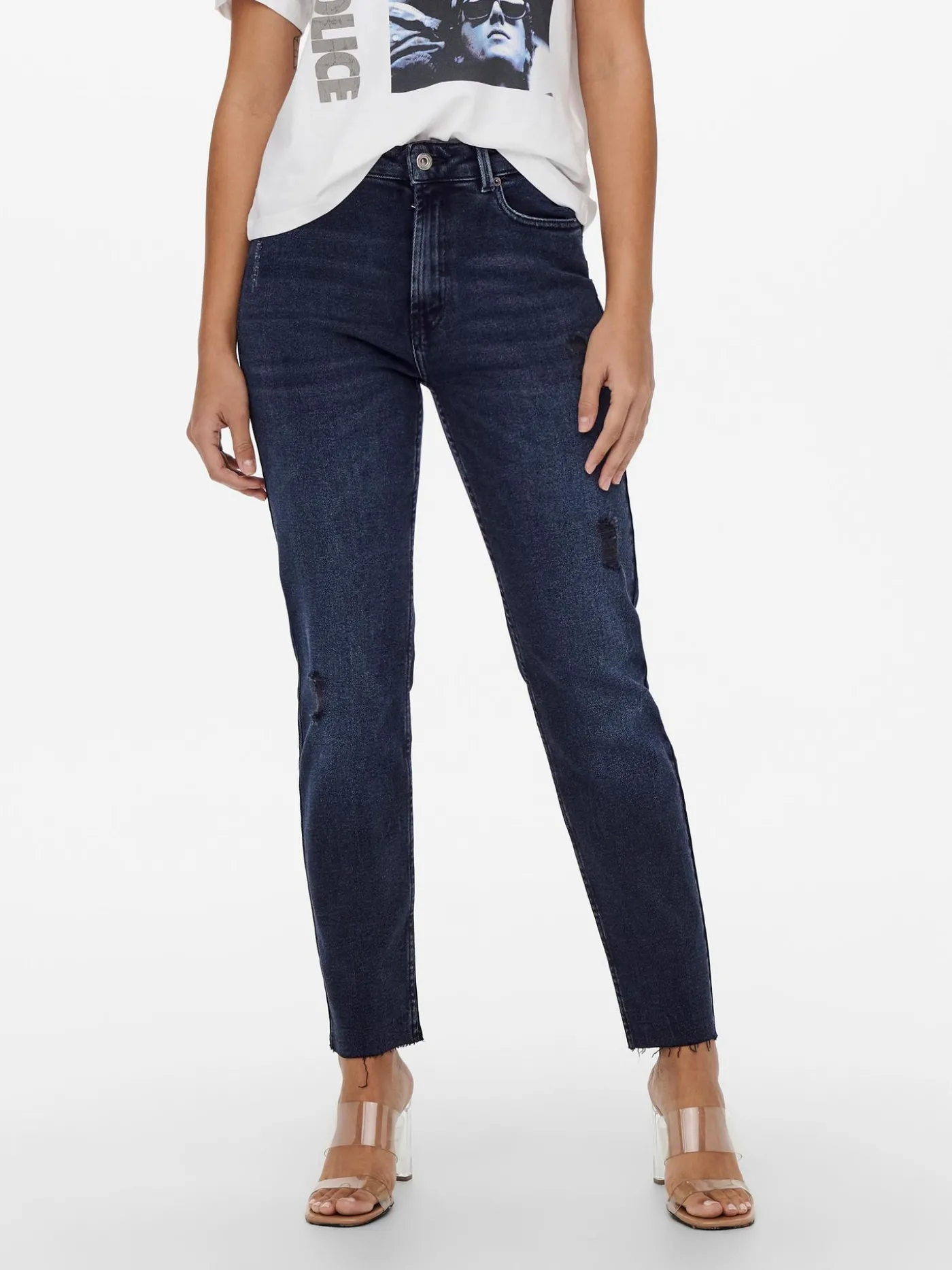 ONLEMILY LIFE HW ST RW CR AK MAE546 - Blue Black D