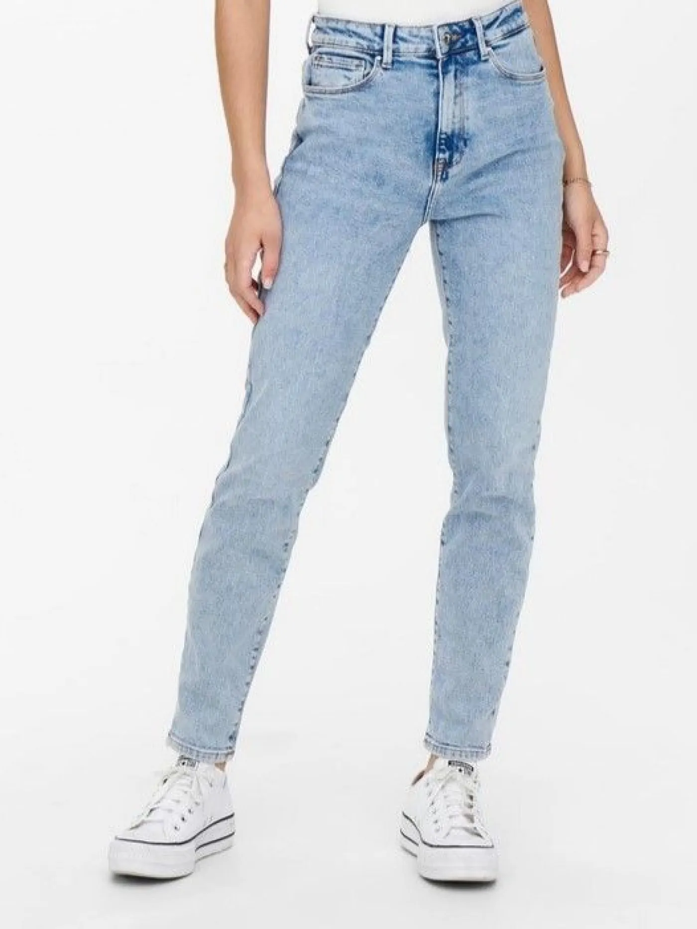 ONLEMILY STRETCH HW S A CRO789 NOOS - Light Blue D