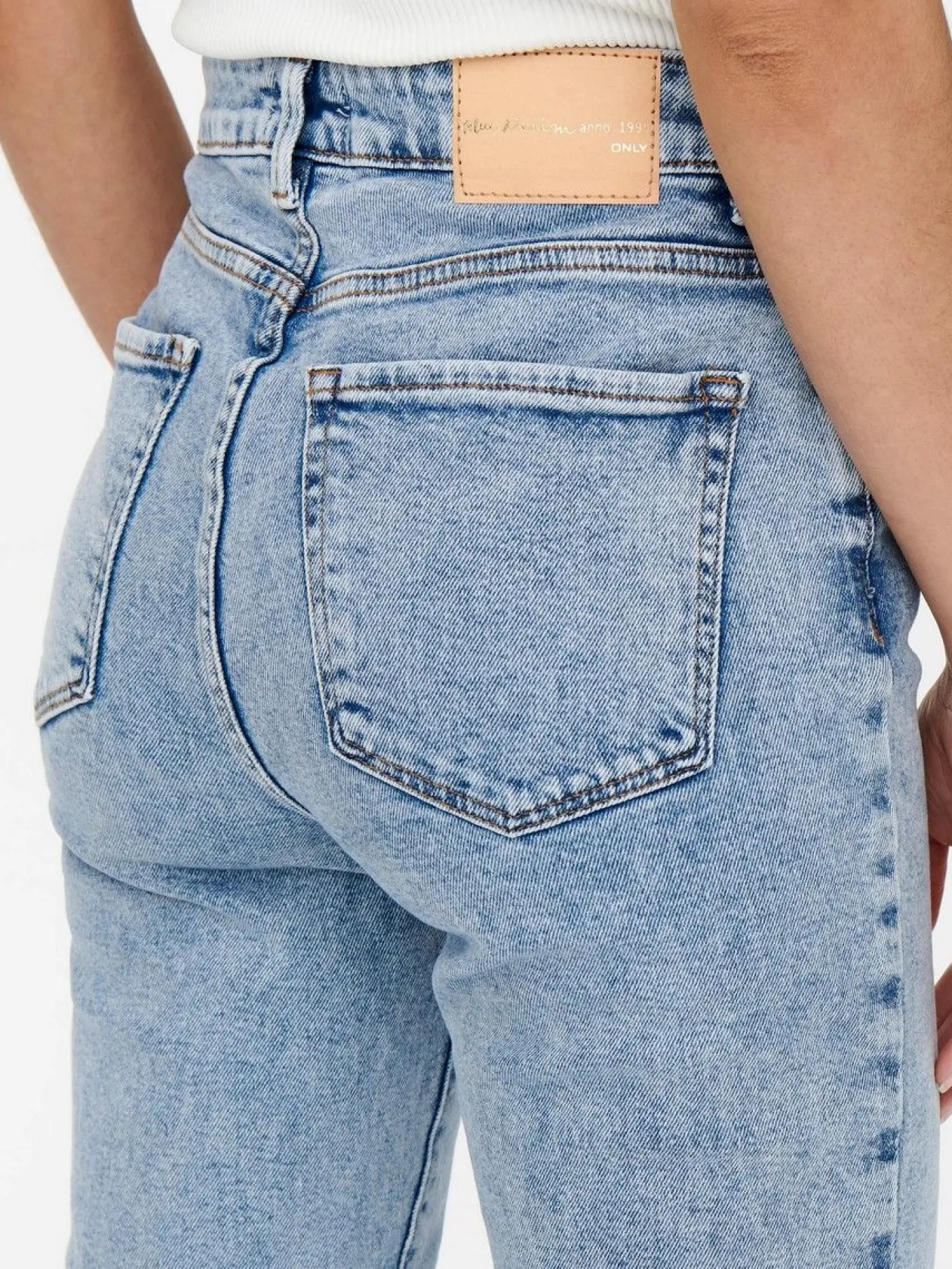 ONLEMILY STRETCH HW S A CRO789 NOOS - Light Blue D