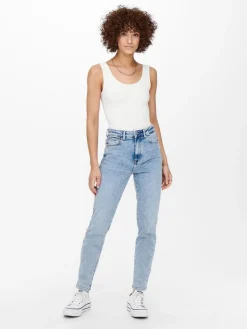 ONLEMILY STRETCH HW S A CRO789 NOOS - Light Blue D