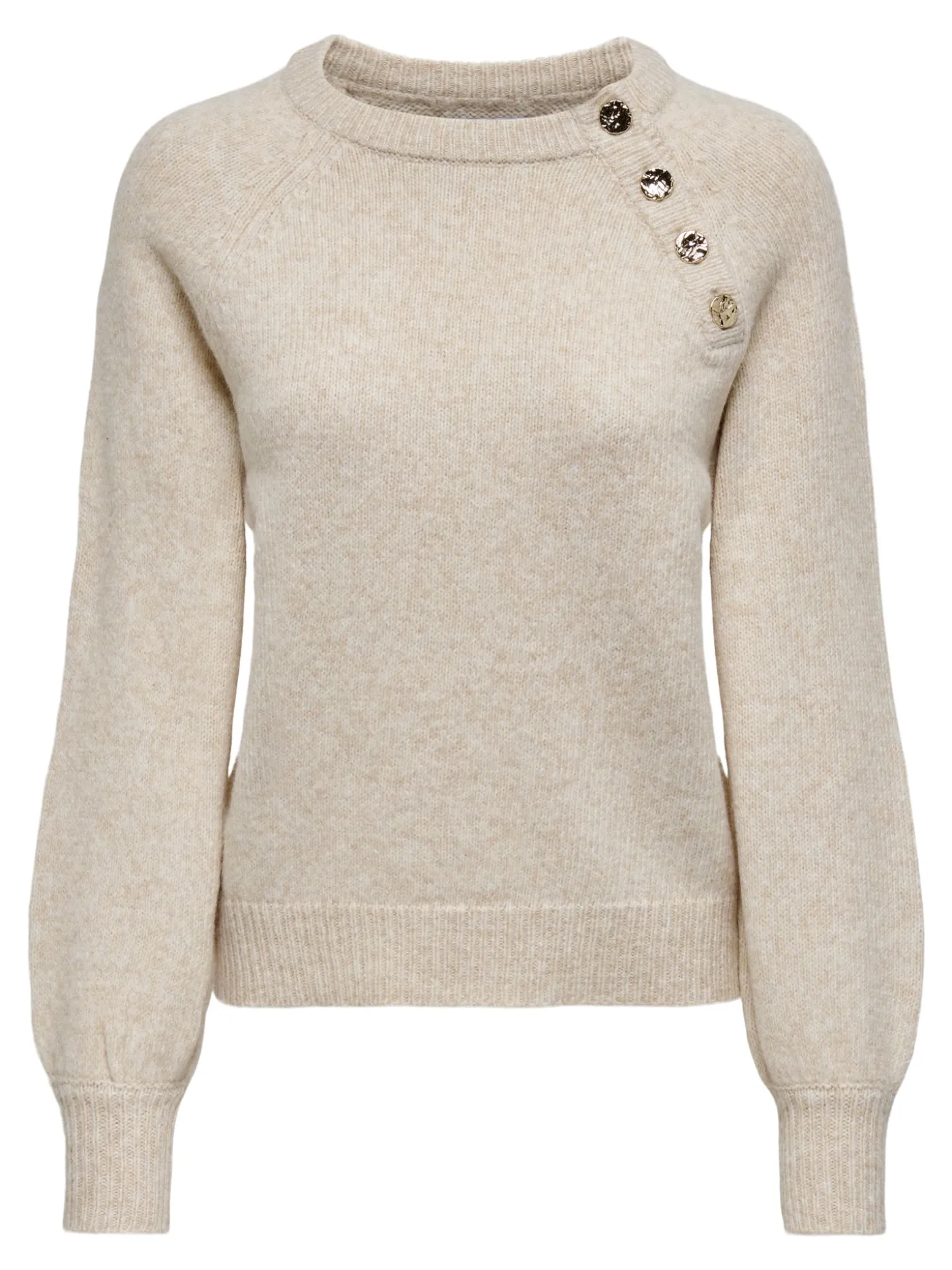 ONLEMMA LIFE LS BUTTON ONECK KNT NO