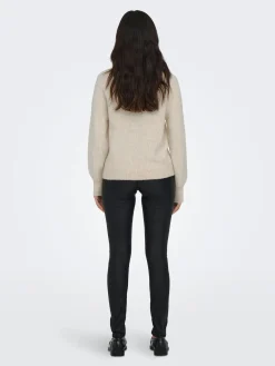 ONLEMMA LIFE LS BUTTON ONECK KNT NO