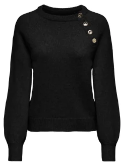 ONLEMMA LIFE LS BUTTON ONECK KNT NO