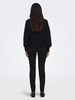 ONLEMMA LIFE LS BUTTON ONECK KNT NO