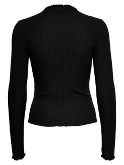 ONLEMMA L/S HIGH NECK TOP NOOS JRS - Black