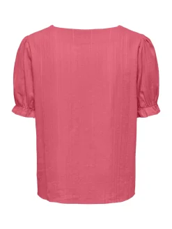 ONLERIKA SS V-NECK TOP WVN CS